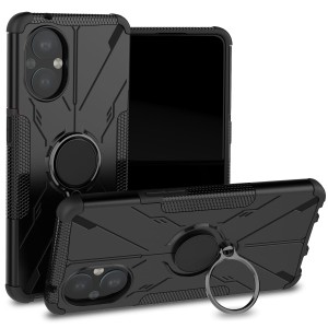 Etui Exoguard Mech Ring - Oppo Reno 7 Lite - Black