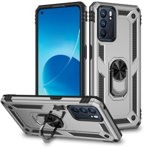 Etui Exoguard Armor Ring - Oppo Reno 6 5g - Silver