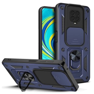 Etui Exoguard Camshield - Xiaomi Redmi Note 9 Pro - Blue