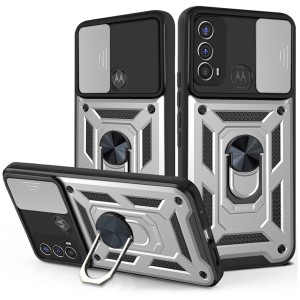 Etui Exoguard Camshield - Motorola Moto E30 / E40 - Silver