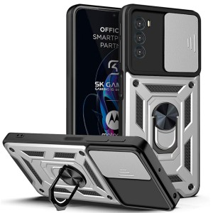 Etui Exoguard Camshield - Motorola Moto G31 / G41 - Silver
