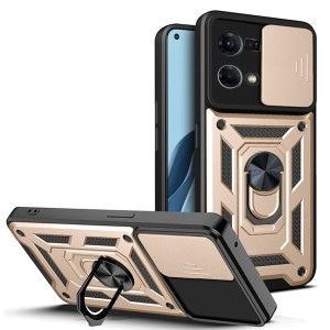 Etui Exoguard Camshield - Oppo Reno 7 (4g) - Gold