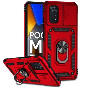 Etui Exoguard Camcover - Xiaomi Poco M4 Pro (4g) - Red
