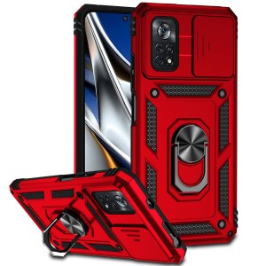 Etui Exoguard Camcover - Xiaomi Poco X4 Pro 5g - Red