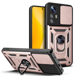 Etui Exoguard Camshield - Xiaomi 12 Lite - Rose Gold