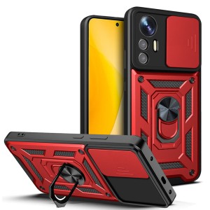 Etui Exoguard Camshield - Xiaomi 12 Lite - Red