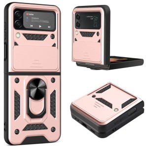 Etui Exoguard Camshield - Samsung Galaxy Z Flip 4 - Rose Gold