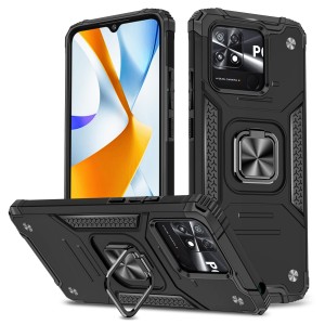 Etui Exoguard Qring - Xiaomi Poco C40 - Black