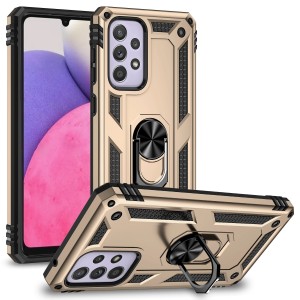 Etui Exoguard Armor Ring - Samsung Galaxy A33 5g - Gold