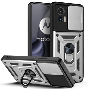 Etui Exoguard Camshield - Motorola Edge 30 Neo - Silver