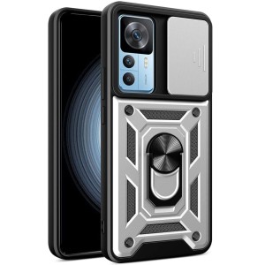 Etui Exoguard Camshield - Xiaomi 12t / 12t Pro - Silver