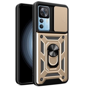 Etui Exoguard Camshield - Xiaomi 12t / 12t Pro - Gold