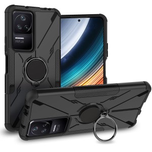 Etui Exoguard Mech Ring - Xiaomi Poco F4 - Black