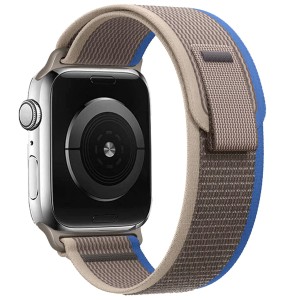 Pasek Exoguard Nylon Loop - Apple Watch 38 / 40 / 41 - Blue / Grey
