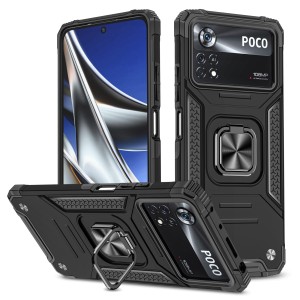 Etui Exoguard Qring - Xiaomi Poco X4 Pro 5g – Black