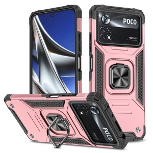 Etui Exoguard Qring - Xiaomi Poco X4 Pro 5g - Rose