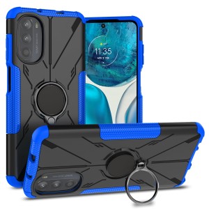 Etui Exoguard Mech Ring - Motorola Moto G52 / G82 5g - Black / Blue