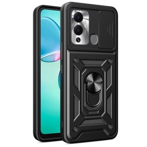 Etui Exoguard Camshield - Infinix Hot 12 Play - Black