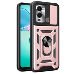 Etui Exoguard Camshield - Infinix Hot 12 Play - Rose
