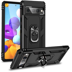 Etui Exoguard Armor Ring - Google Pixel 6a - Black