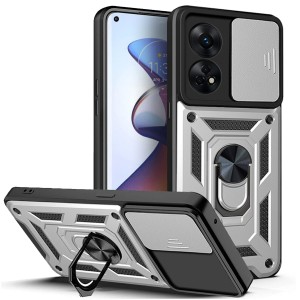 Etui Exoguard Camshield - Oppo Reno 8t (4g) - Silver