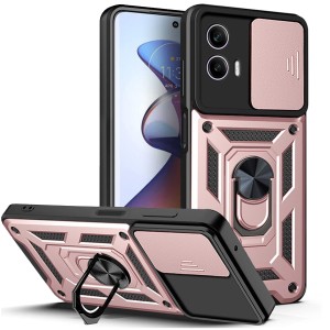 Etui Exoguard Camshield - Motorola Moto G73 5g - Rose