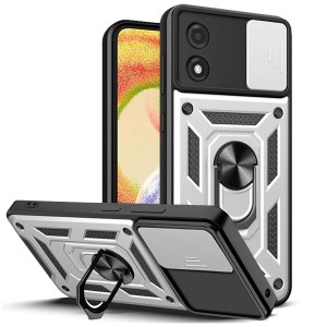 Etui Exoguard Camshield - Motorola Moto E13 - Silver