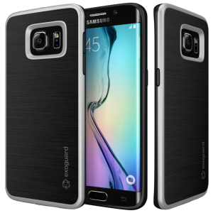 Etui Exoguard Wave - Samsung Galaxy S6 Edge - Silver