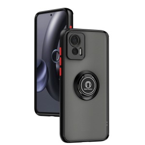 Etui Exoguard O-Ring - Motorola Edge 30 Neo - Black / Red