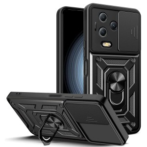 Etui Exoguard Camshield - Infinix Note 12 2023 / 12 Pro - Black