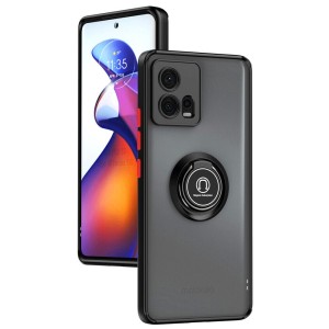 Etui Exoguard O-Ring - Motorola Moto G72 - Black / Red