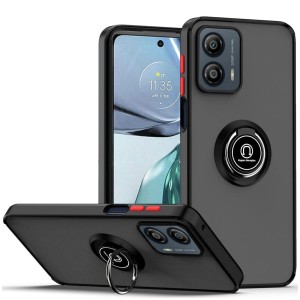 Etui Exoguard O-Ring - Motorola Moto G13 / G23 / G53 - Black / Red