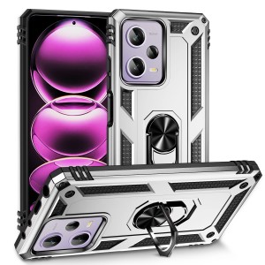 Etui Exoguard Armor Ring - Xiaomi Redmi Note 12 Pro 5g / Poco X5 Pro 5g - Silver