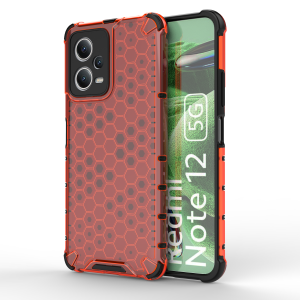 Etui Exoguard Hexagon - Xiaomi Redmi Note 12 5g / Poco X5 5g - Red