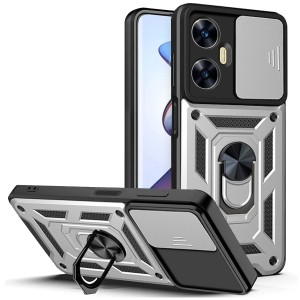 Etui Exoguard Camshield - Realme C55 - Silver