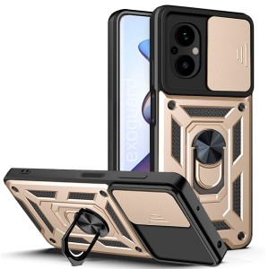 Etui Exoguard Camshield - Xiaomi Poco M5 - Gold