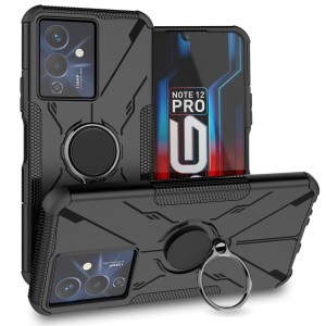 Etui Exoguard Mech Ring - Infinix Note 12 Pro 5g - Black