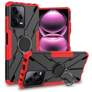 Etui Exoguard Mech Ring - Xiaomi Redmi Note 12 Pro 5g / Poco X5 Pro 5g - Black/Red