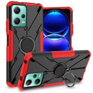 Etui Exoguard Mech Ring - Xiaomi Redmi Note 12 5g / Poco X5 5g - Black/Red