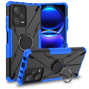 Etui Exoguard Mech Ring - Xiaomi Redmi Note 12 Pro Plus - Black/Blue