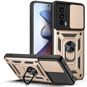 Etui Exoguard Camshield - Xiaomi Poco F5 Pro - Gold