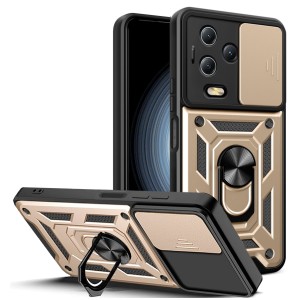 Etui Exoguard Camshield - Infinix Note 12 2023 / 12 Pro - Gold