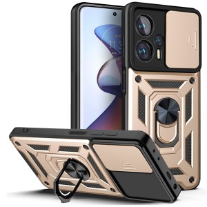 Etui Exoguard Camshield - Xiaomi Poco F5 - Gold