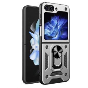 Etui Exoguard Camshield - Samsung Galaxy Z Flip 5 - Silver