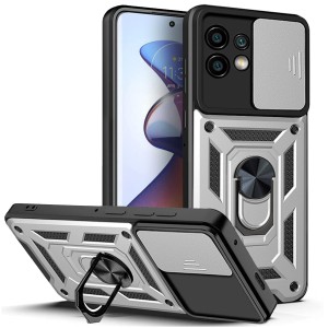 Etui Exoguard Camshield - Motorola Edge 40 Pro - Silver