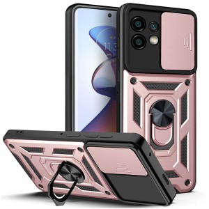 Etui Exoguard Camshield - Motorola Edge 40 Pro - Rose