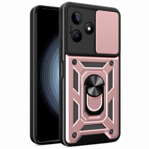 Etui Exoguard Camshield - Realme C53 - Rose