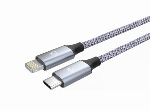 Kabel Exoguard Lightning To Usb-C - 50cm - Grey