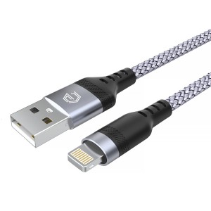 Kabel Exoguard Usb To Lightning - 100cm - Grey