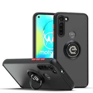 Etui Exoguard O-Ring – Motorola Moto G8 Power - Black / Red